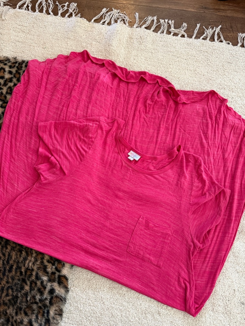 LuLaRoe  Pink Pocket Maxi Dress